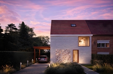 Halfopen nieuwbouwwoning